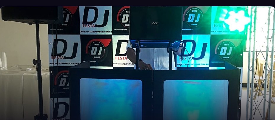 Kit Essencial de som e iluminação da Festa DJ Salvador