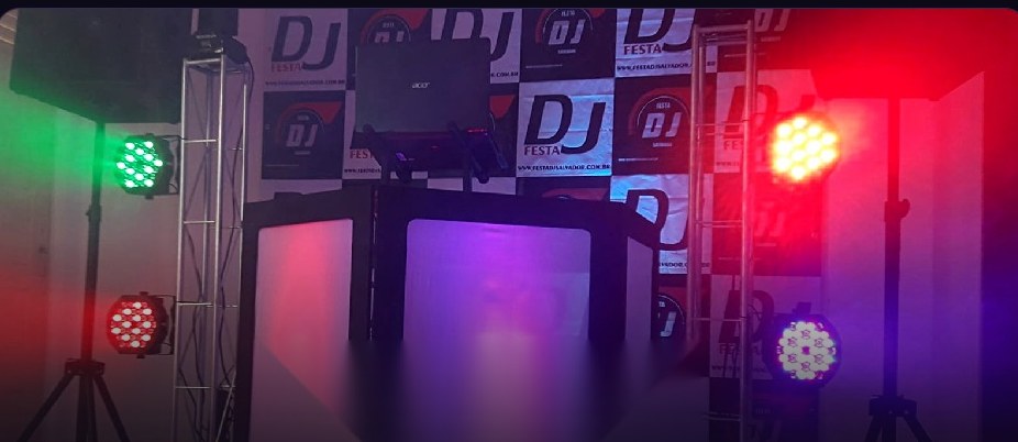 Kit Clássico de som e iluminação da Festa DJ Salvador